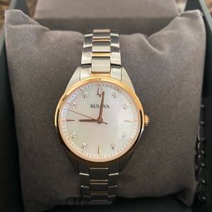 Bulova diamonds women’s  watch.